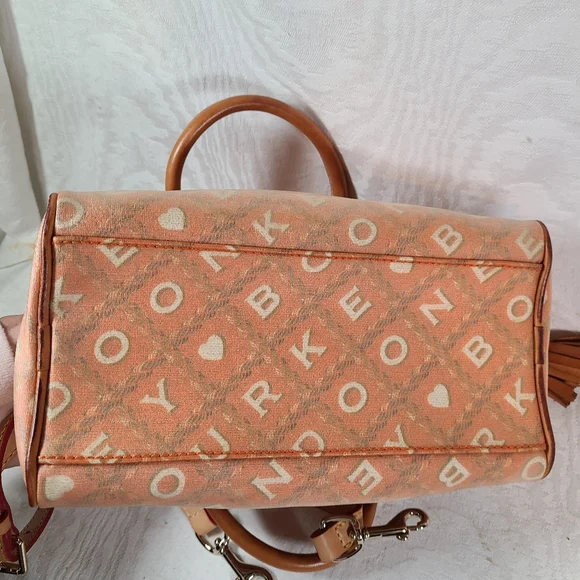 Dooney & Bourke spell out small domed satchel crossbody purse handbag - Picture 12 of 12